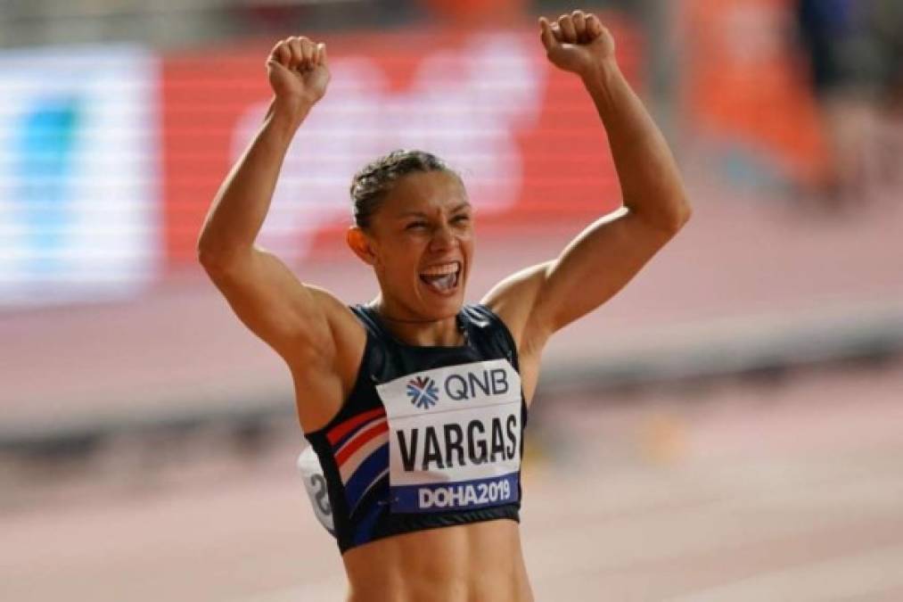 Costarricense Andrea Vargas logra quinto lugar en Mundial de Atletismo en Doha