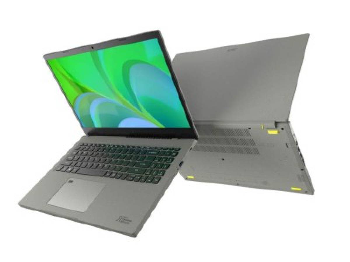Acer lanza Aspire Vero, la laptop hecha con plástico reciclado posconsumo (PCR)