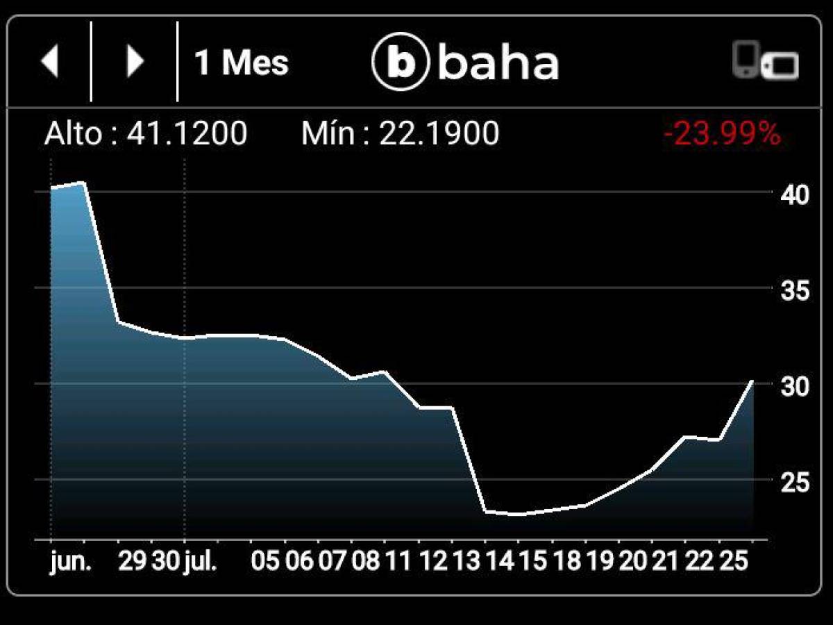 El eurobono de 2025 se mantiene en un valor de US$0,30 por cada dólar en los mercados internacionales.