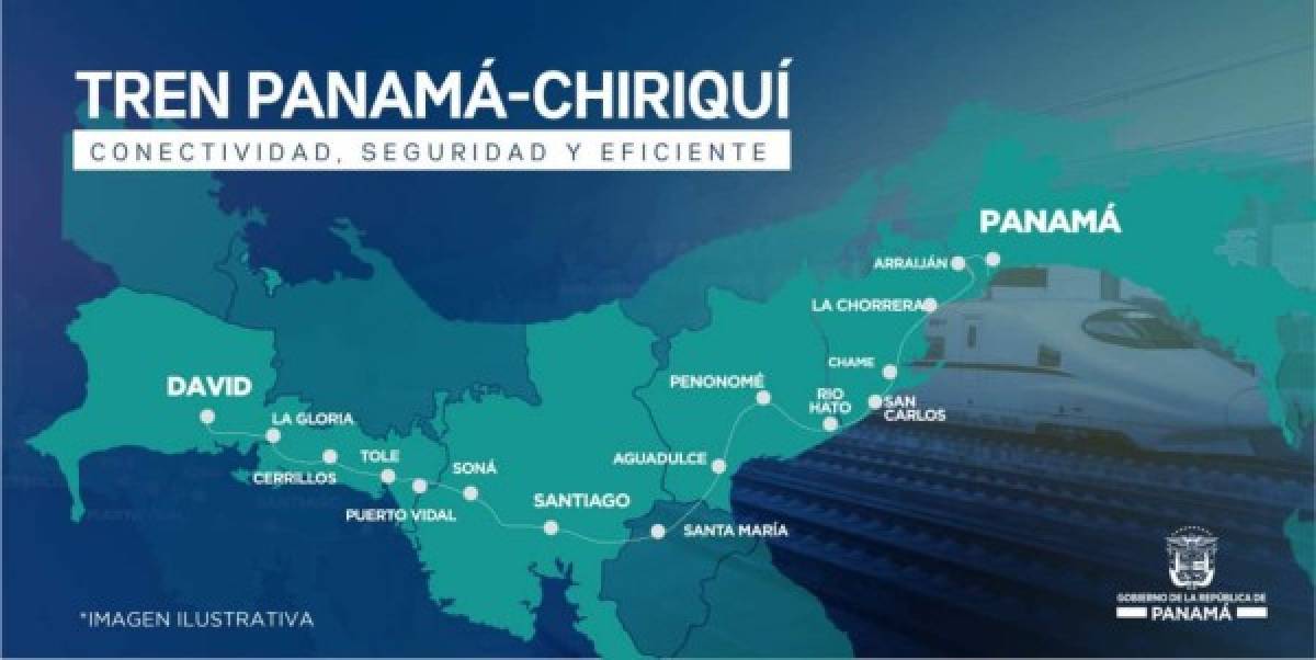 China entrega a Panamá estudio para tren hasta la frontera con Costa Rica