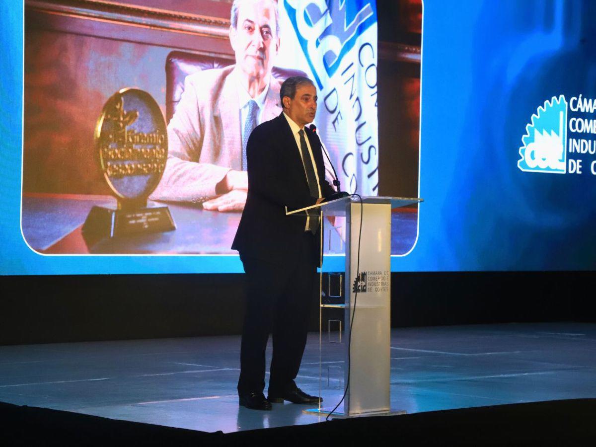 Karim Qubain, presidente de la CCIC, destacó el compromiso de la institución con el progreso empresarial y social de Honduras. <b> Fotos:</b> Frankly Muñoz y CCIC. Karim Qubain, presidente de la CCIC, destacó el compromiso de la institución con el progreso empresarial y social de Honduras. <b> Fotos:</b> Frankly Muñoz y CCIC.