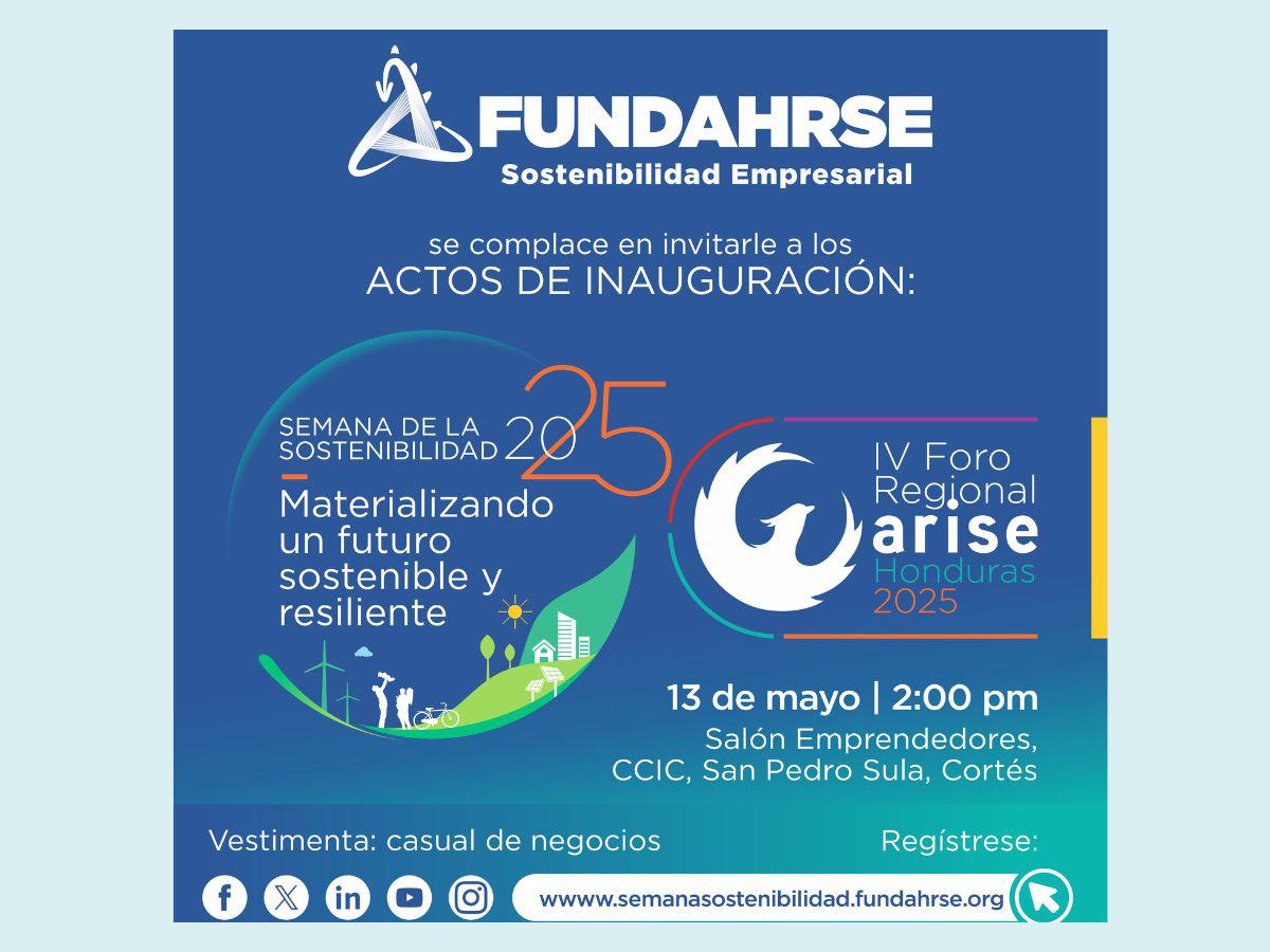 FUNDAHRSE anuncia la Semana de la Sostenibilidad y el IV FORO ARISE 2025 FUNDAHRSE anuncia la Semana de la Sostenibilidad y el IV FORO ARISE 2025