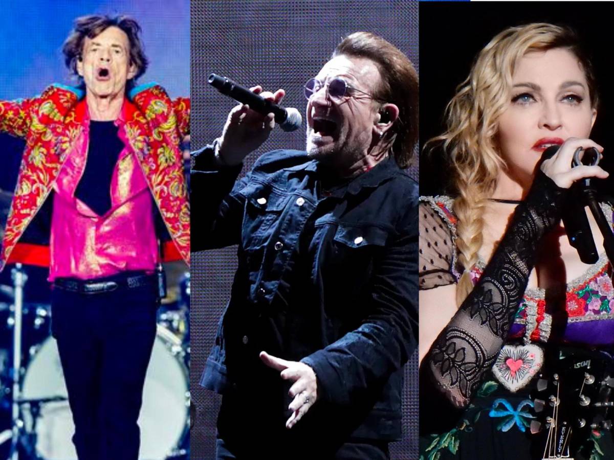 ¿Qué artistas lideran la industria de la música en vivo?