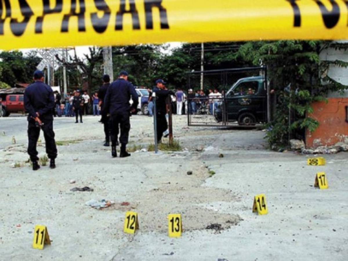 Honduras registra drástica baja en tasa de homicidios