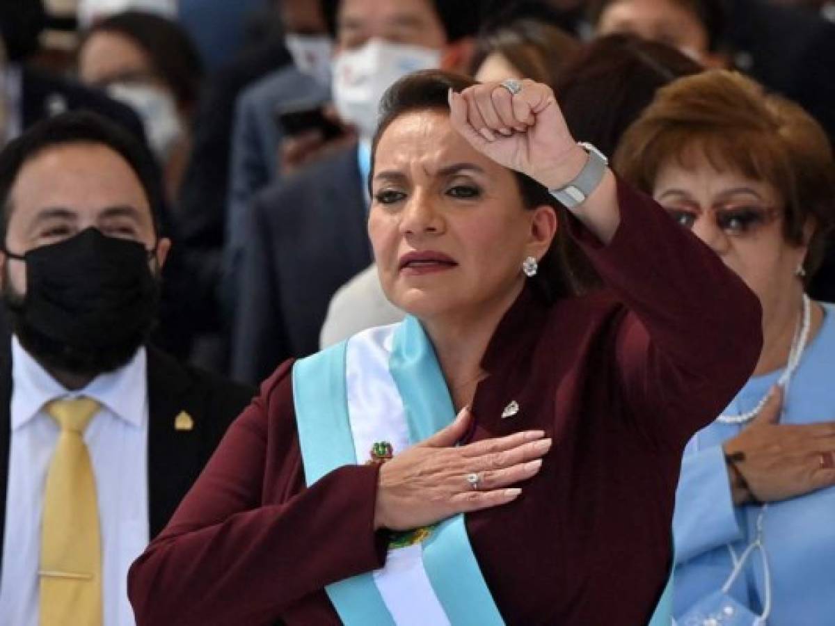 Xiomara Castro, presidenta de Honduras. Foto AFP Xiomara Castro, presidenta de Honduras. Foto AFP