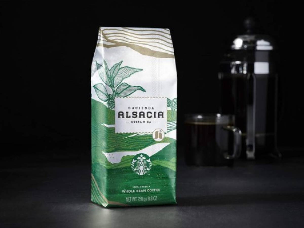 Starbucks lanza café de su primera finca tica