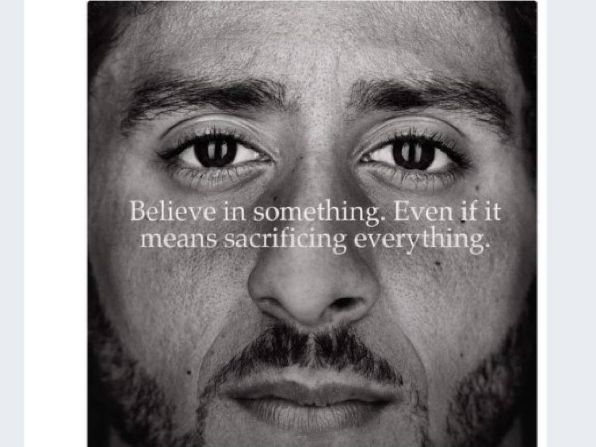 Nike no perdió con el escándalo Kaepernick; ganó US$43 millones en imagen