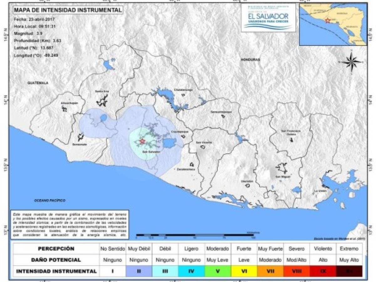 Se reactiva enjambre sísmico que provoca alarma en San Salvador