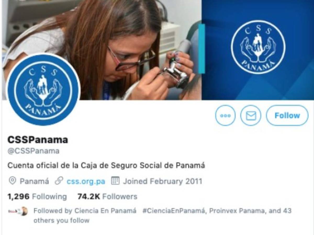 Panamá: Caja de Seguro Social recupera cuenta de Twitter tras suplantación