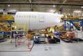 <i>El Boeing 787 Dreamliner está en producción en las instalaciones de fabricación de Boeing en North Charleston, Carolina del Sur, el 13 de diciembre de 2022. FOTO Logan Ciro/AFP</i>
