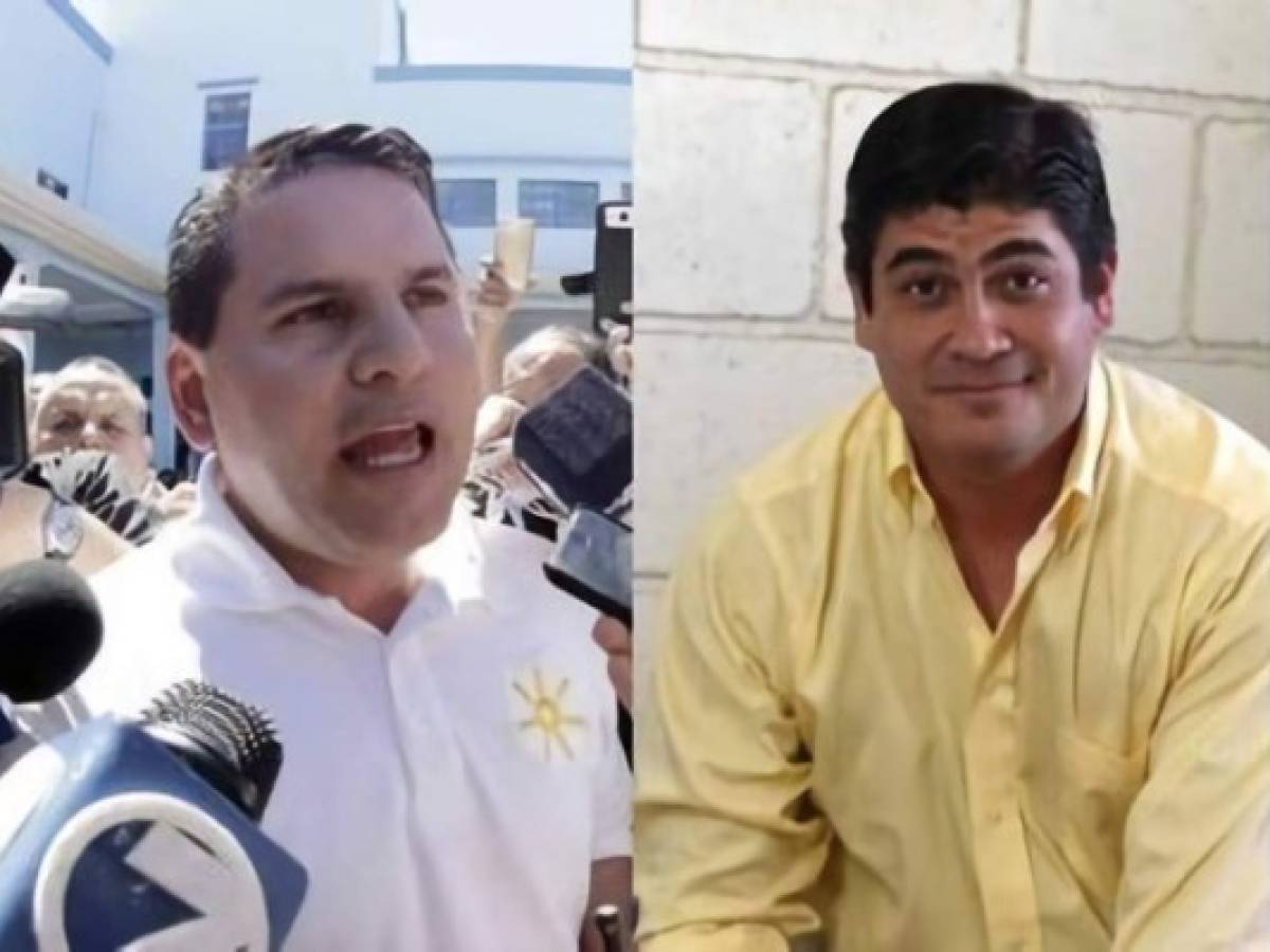 Fabricio Alvarado, del Partido Restauración Nacional (izquierda), y Carlos Alvarado, del oficialista Partido Acción Ciudadana, tienen una postura diametralmente opuesta sobre el matrimonio igualitario. Fabricio Alvarado, del Partido Restauración Nacional (izquierda), y Carlos Alvarado, del oficialista Partido Acción Ciudadana, tienen una postura diametralmente opuesta sobre el matrimonio igualitario.