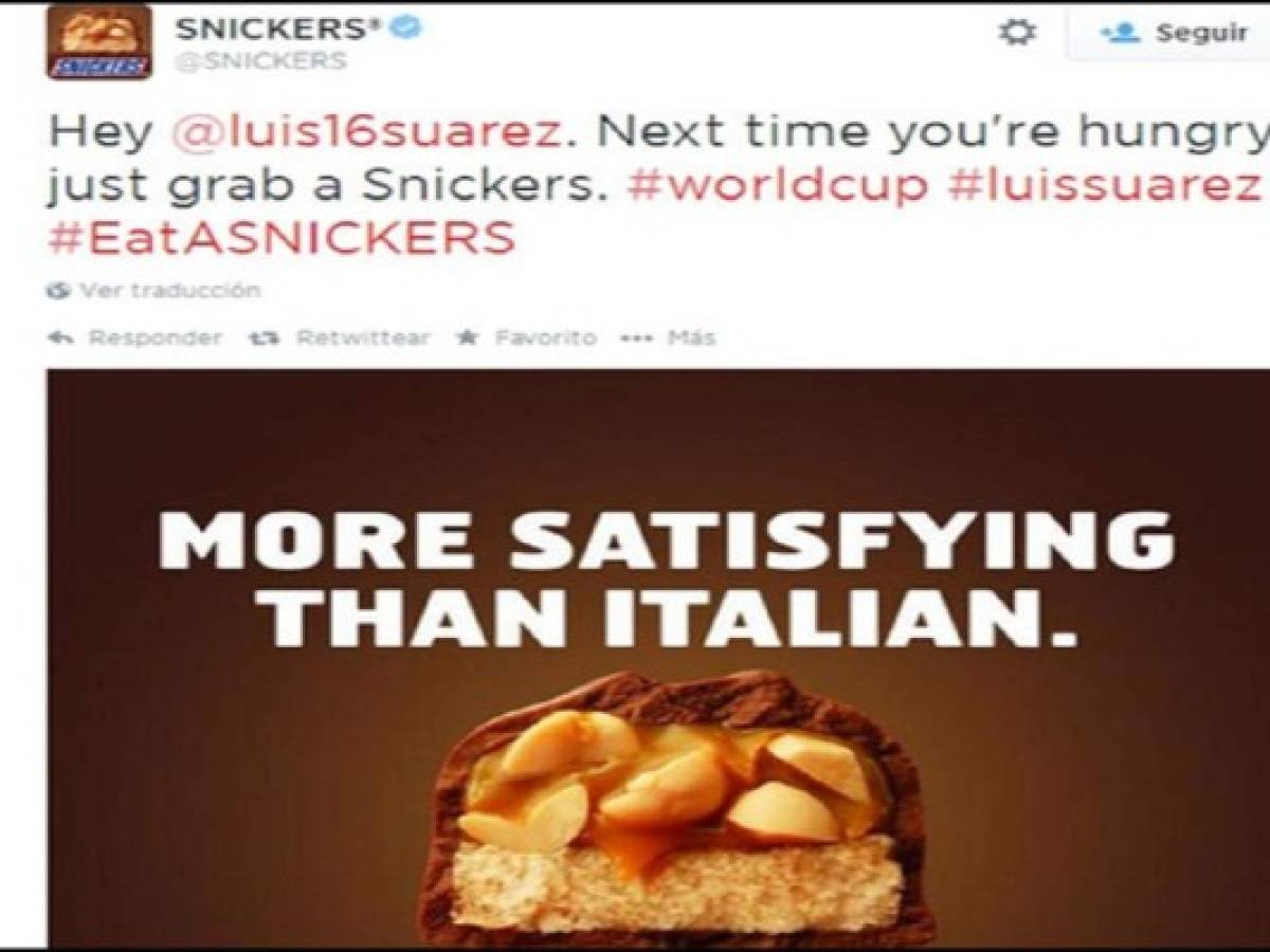Marcas 'se cuelgan' del mordisco de Suárez