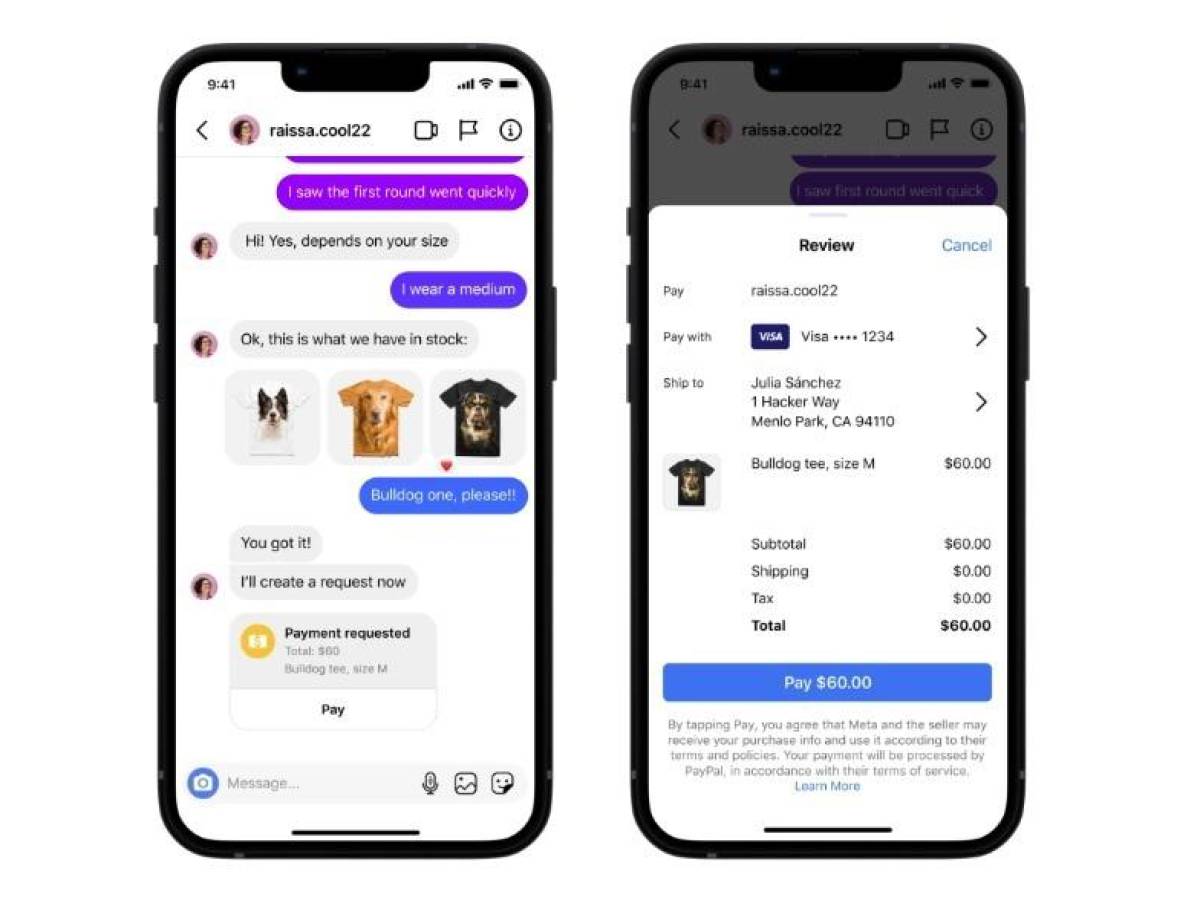 Instagram introduce las compras directamente desde el chat