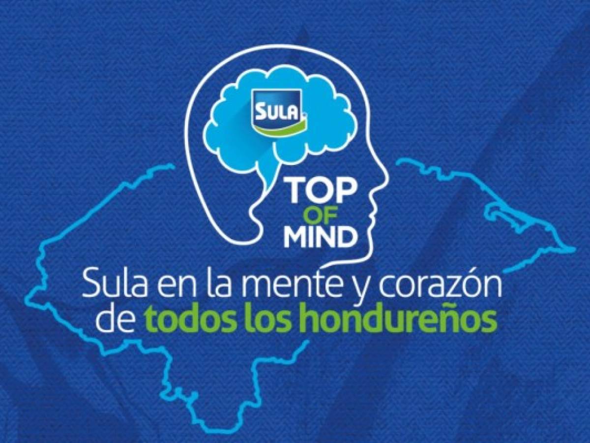 Sula, la marca #1 en el Top of Mind para los hondureños