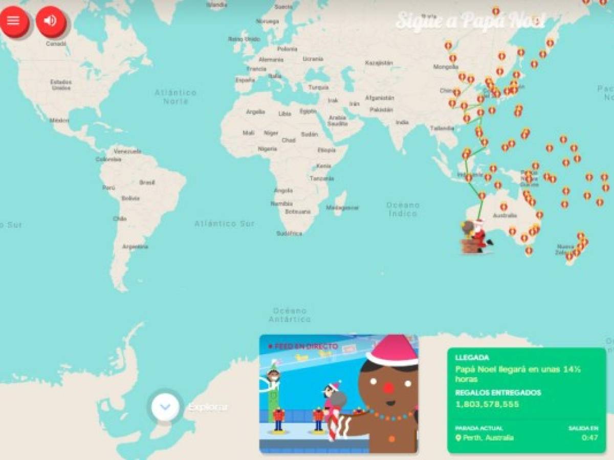 Google Activa el Santa Tracker