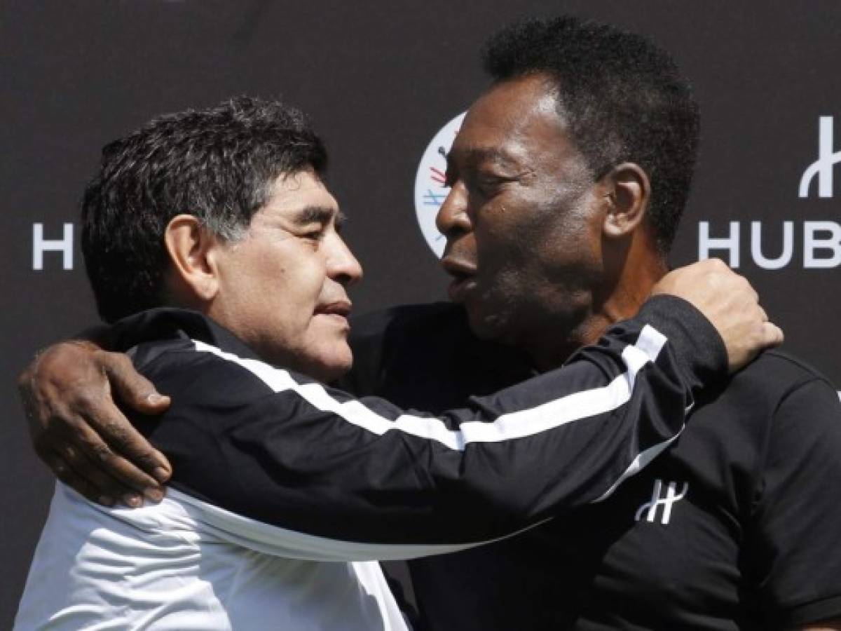 Te amo, Diego: El nuevo mensaje de Pelé a Maradona