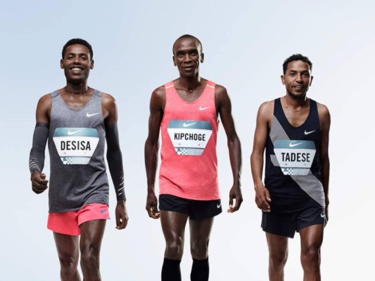 Nike y Adidas compiten por concluir maratón en menos de dos horas