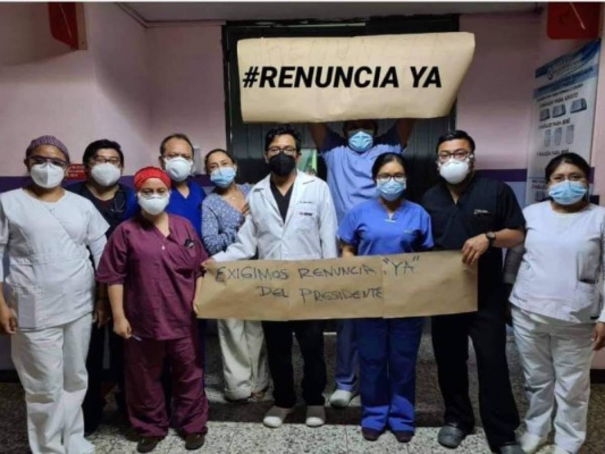 Guatemala: Médicos piden la renuncia del presidente Alejandro Giammattei
