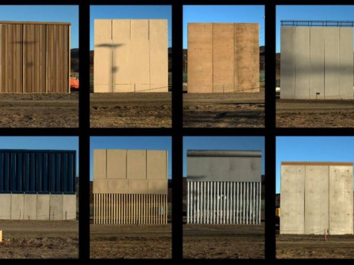 Nueve claves de los prototipos del muro de Trump