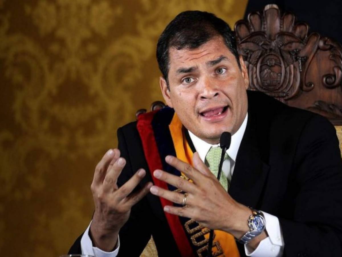 Correa sigue su lucha contra libertad de expresión