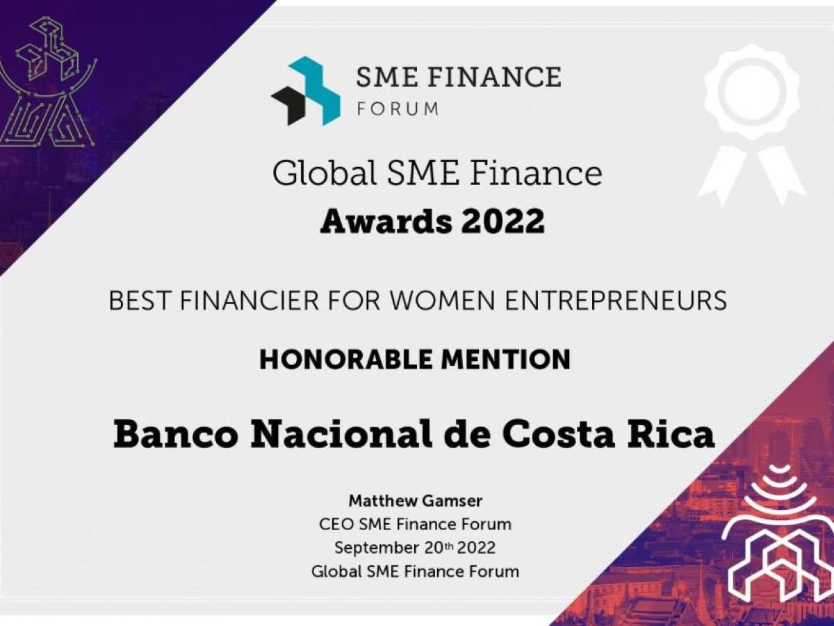 BN Mujer recibe reconocimiento internacional BN Mujer recibe reconocimiento internacional