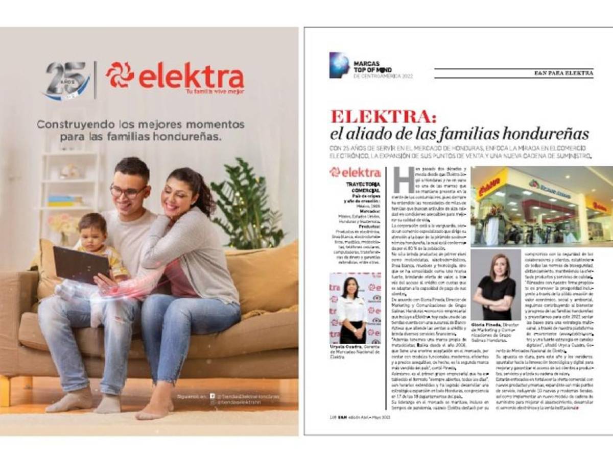 Elektra: El aliado de las familias hondureñas Elektra: El aliado de las familias hondureñas