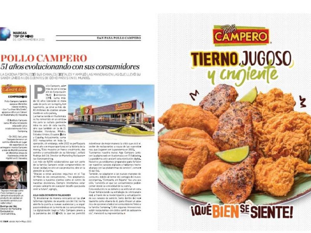 Pollo Campero: 51 años evolucionando con sus consumidores Pollo Campero: 51 años evolucionando con sus consumidores