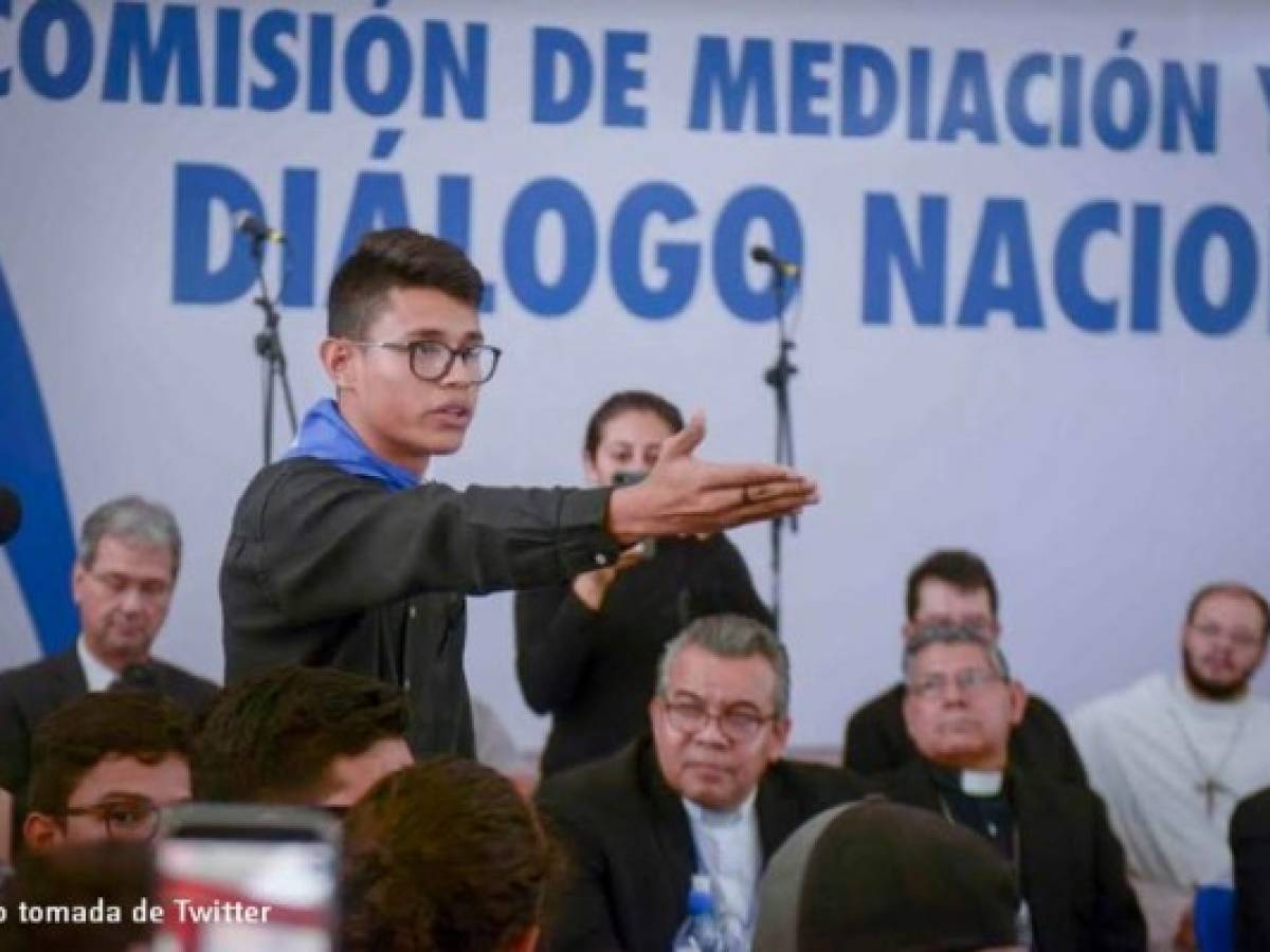 Nicaragua: Lesther Alemán, el estudiante que encaró a Daniel Ortega