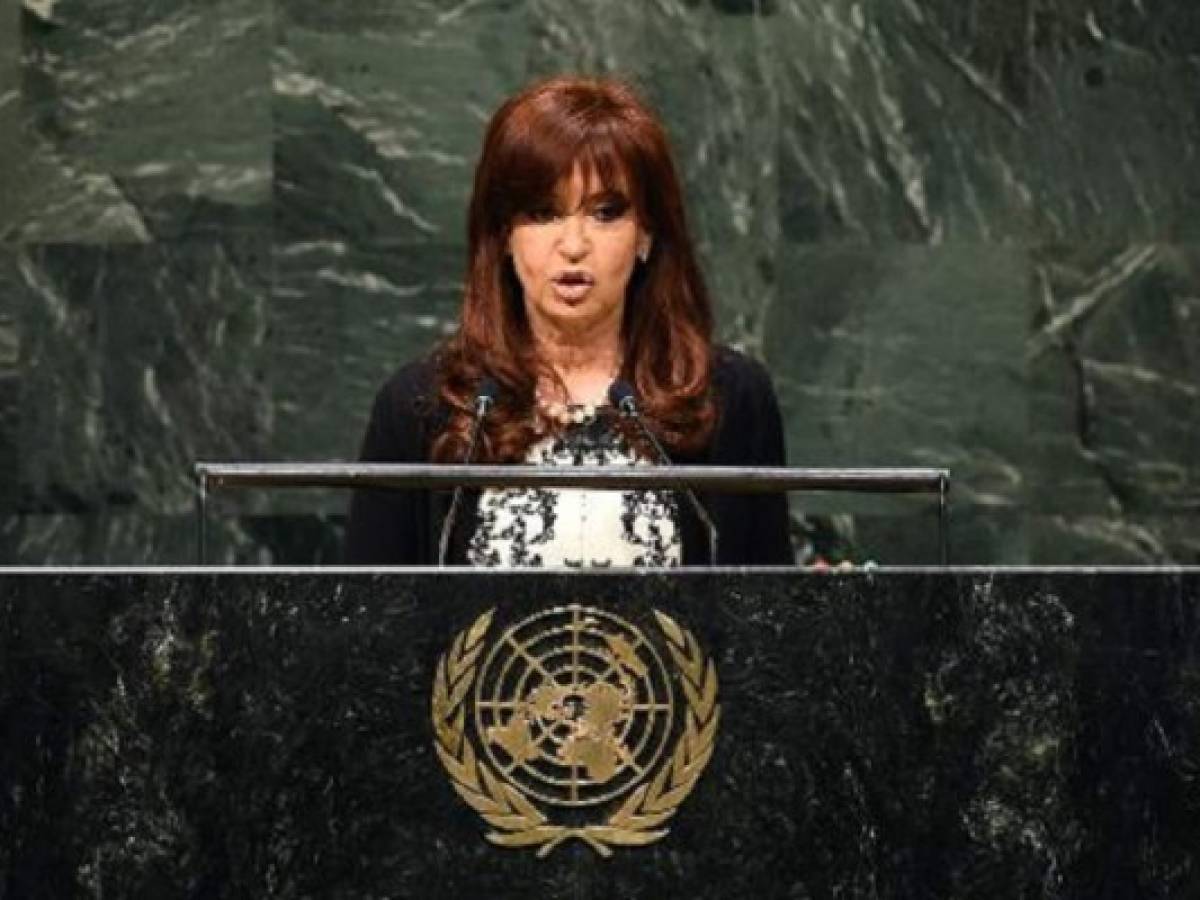 Kirchner arremete contra 'fondos buitre' en la ONU