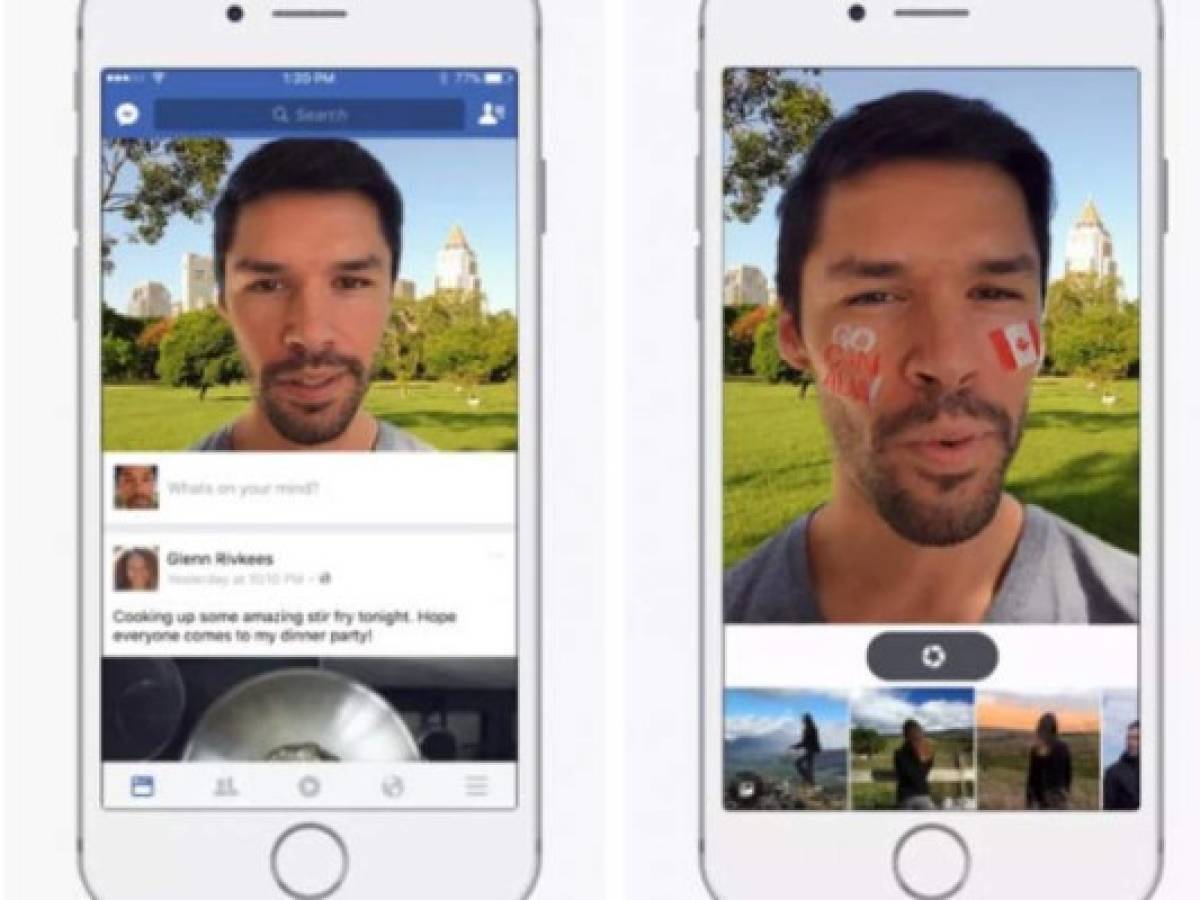 Facebook inicia pruebas de filtros al estilo 'Snapchat'