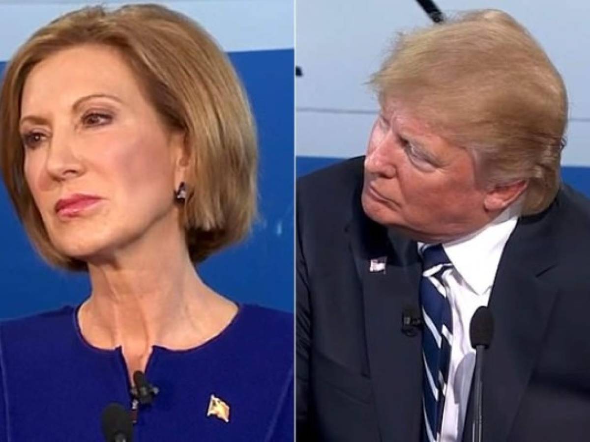 Trump pierde terreno tras debate republicano ganado por Fiorina