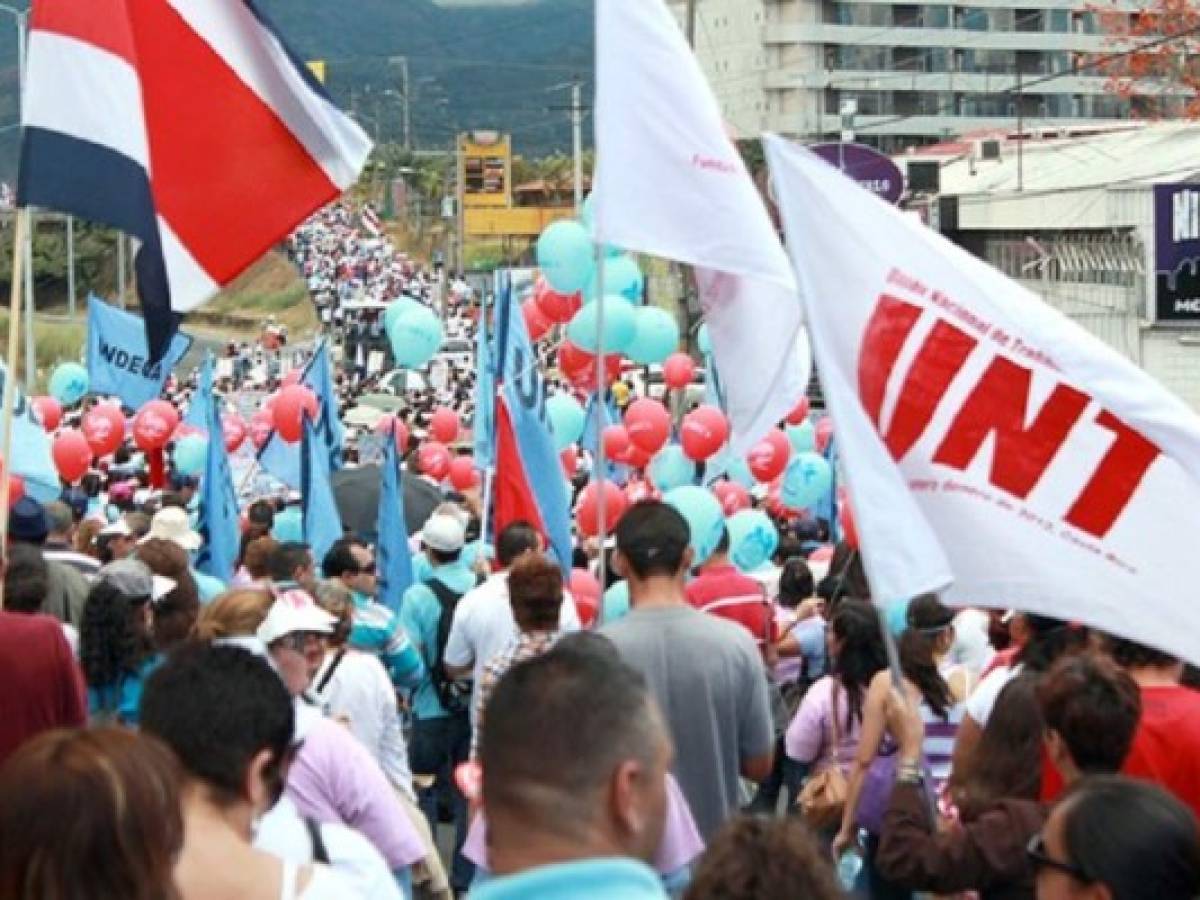 Costa Rica tendrá dos huelgas en octubre