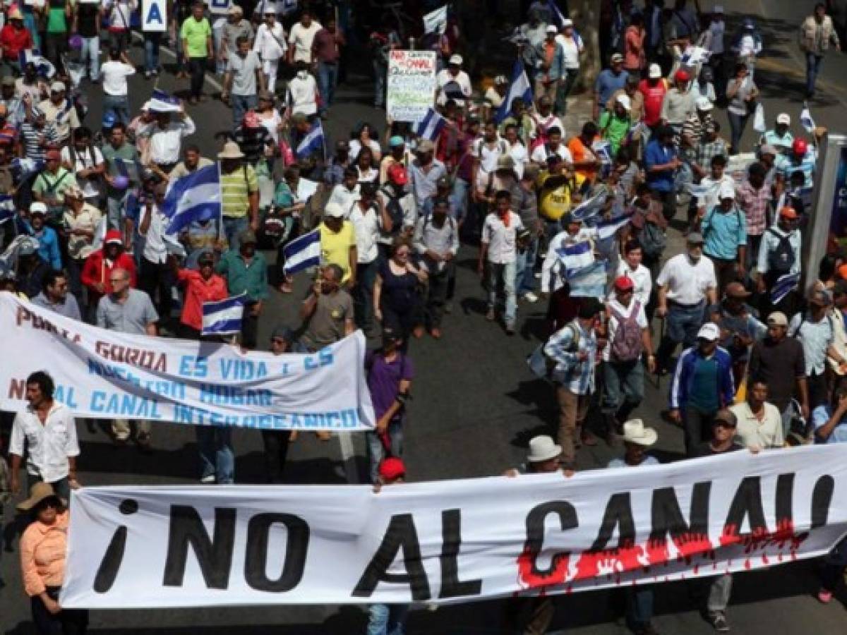 Canal de Nicaragua desplazaría hasta a 120.000 personas