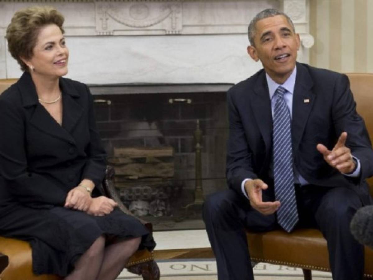 Obama y Rousseff piden un acuerdo mundial 'ambicioso' sobre clima