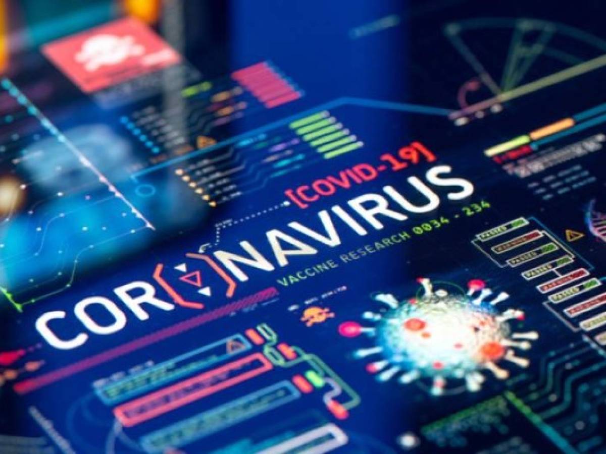 Coronavirus (COVID-19) Outbreak Laboratory Research & Quality Control on a high technology equipment.