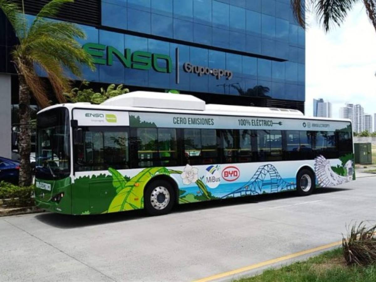 Panamá estudia el uso de autobuses eléctricos