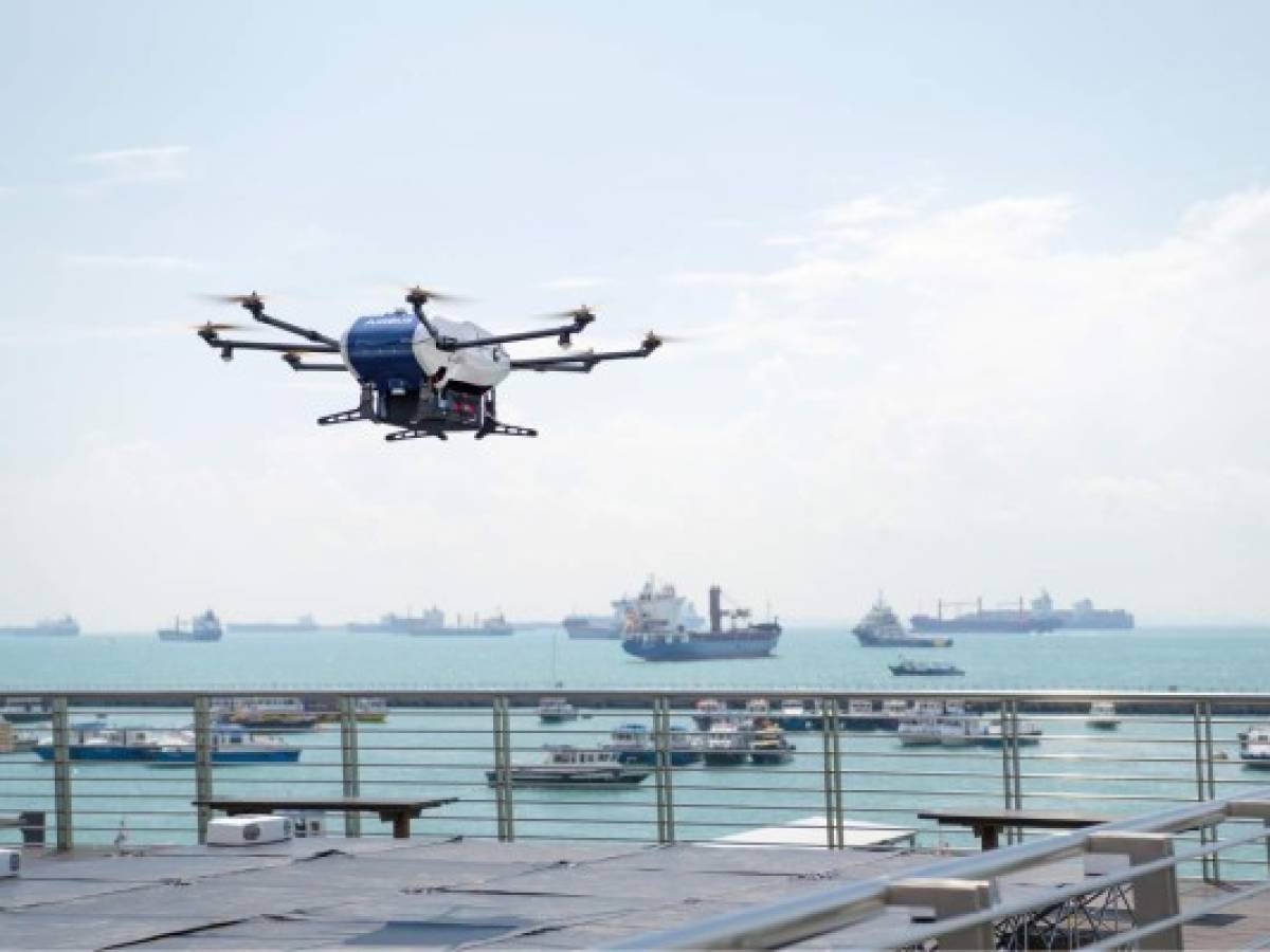 Airbus pone a prueba el dron que hace entregas 'tierra-barco'
