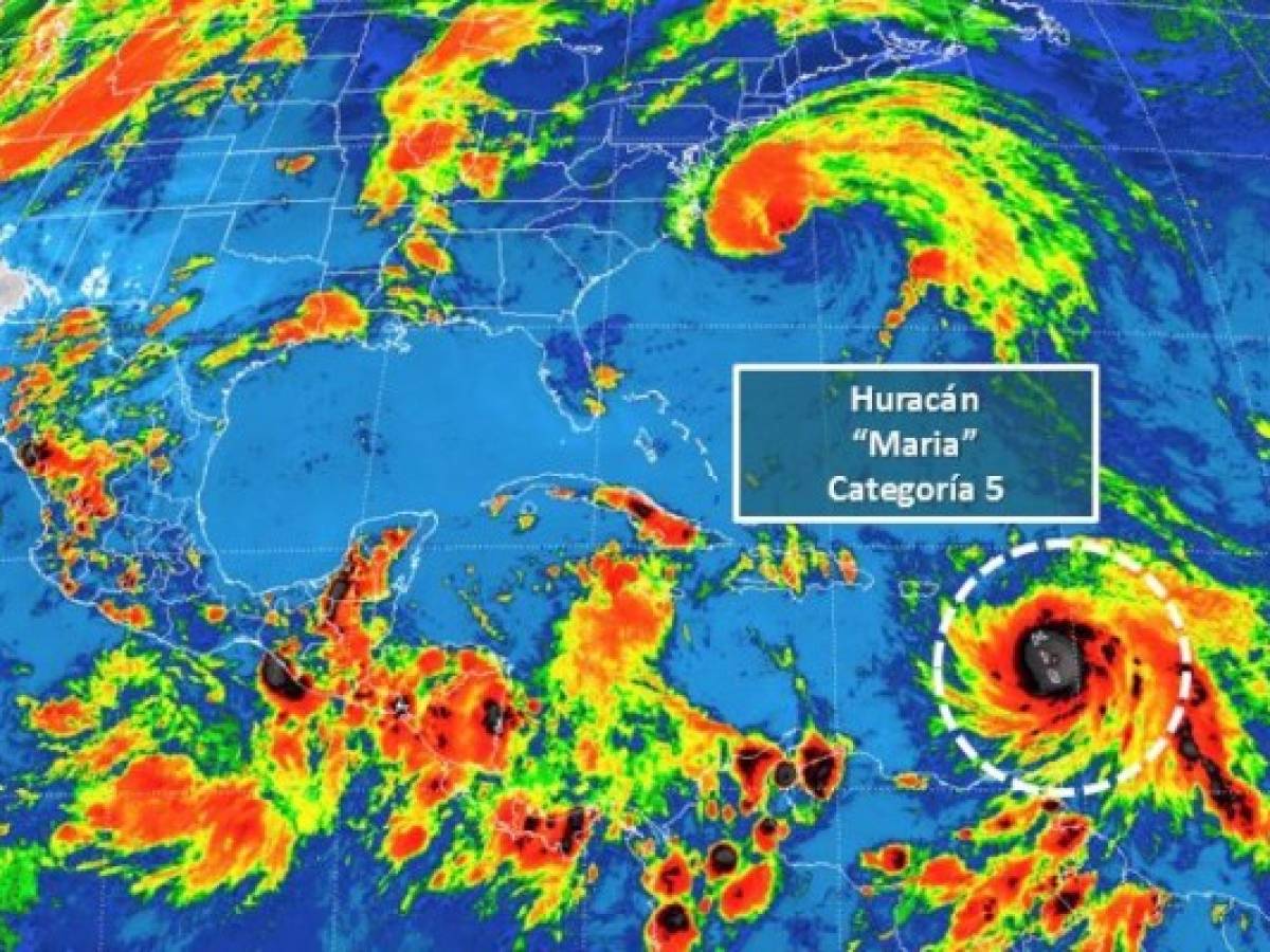 Huracán María azota a la isla de Dominica con vientos de 260 km/h