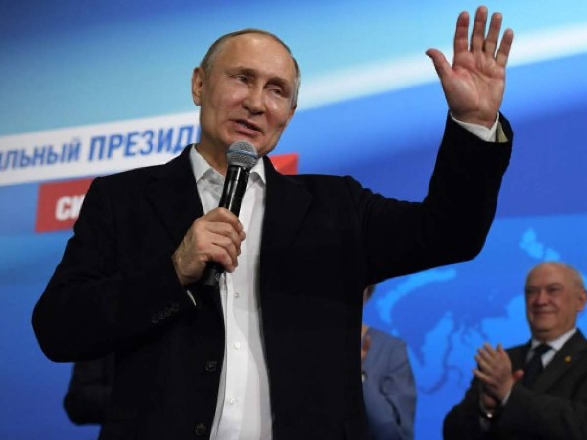 Vladimir Putin es reelecto como presidente de Rusia
