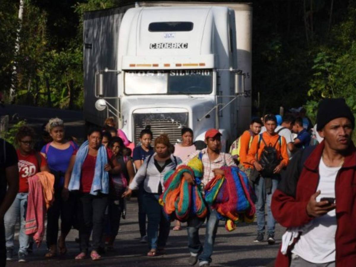 Guatemala atendió casi 7.000 migrantes centroamericanos en ruta a EEUU