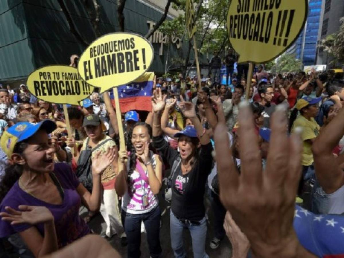 Escasa movilización de opositores venezolanos revela fisuras y desgaste