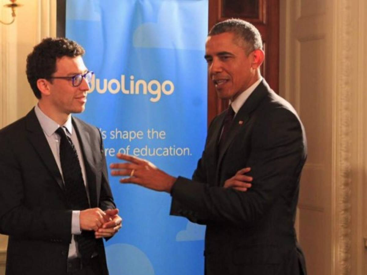 Von Ahn habla con Obama sobre Duolingo