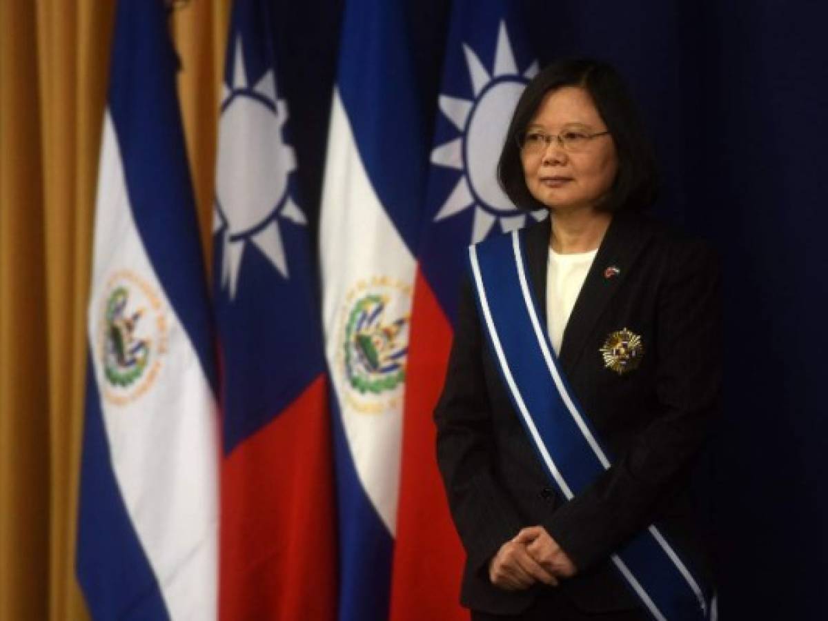 La presidenta de Taiwán pide a sus aliados que defiendan su soberanía