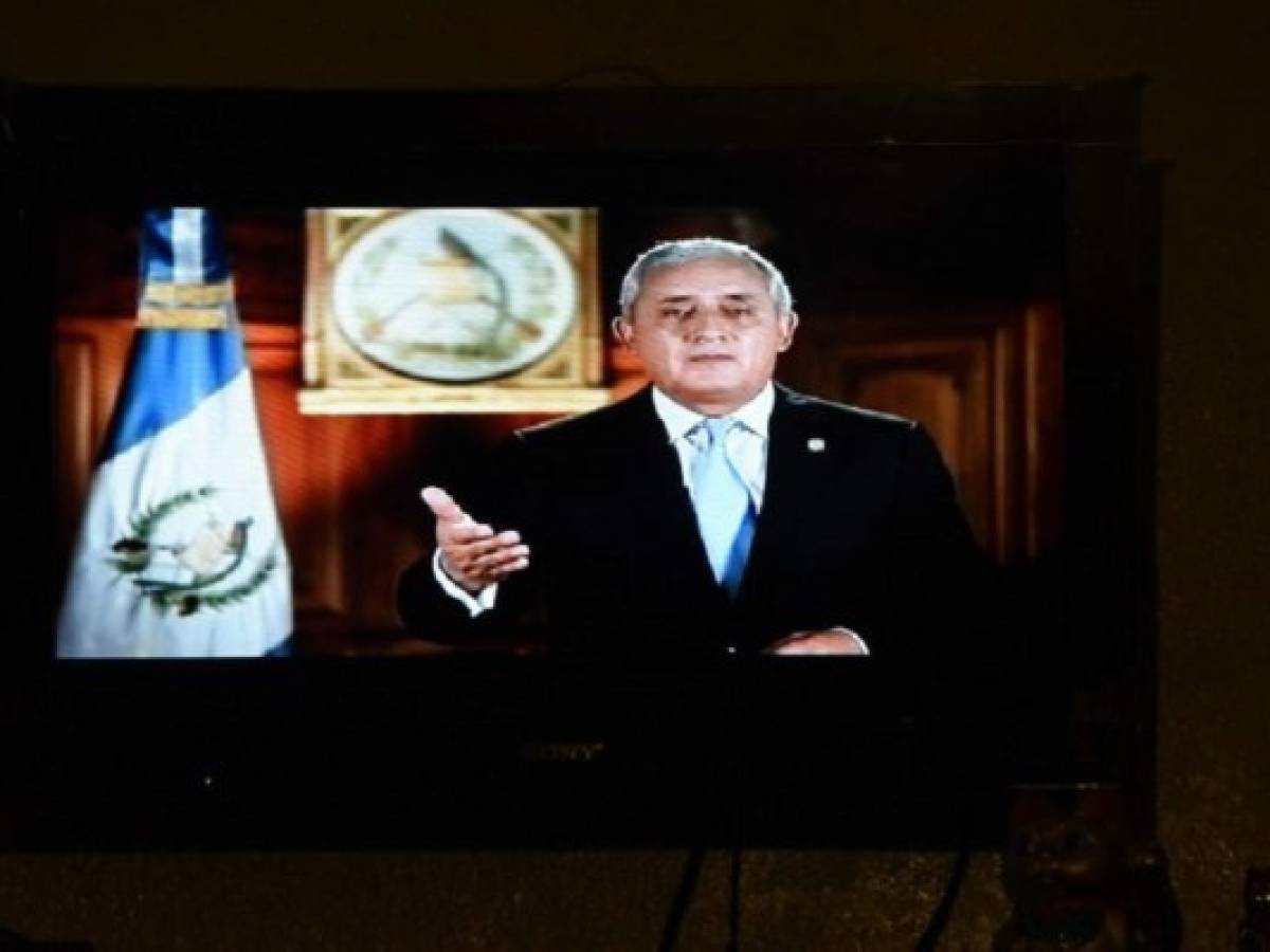 Frustración en Guatemala por negativa de Otto Pérez a renunciar