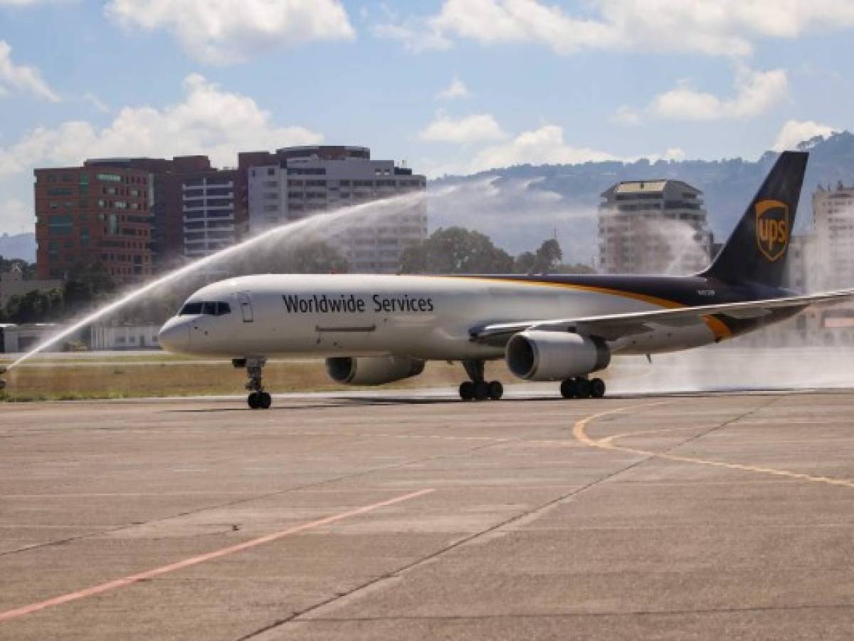UPS rediseña la red aérea para facilitar exportación de mercancías de Guatemala