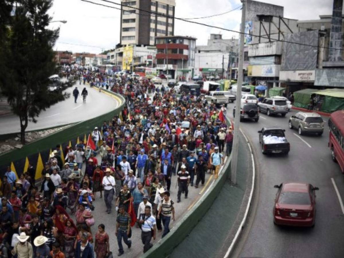 Guatemala: Nueva jornada de protestas contra Jimmy Morales
