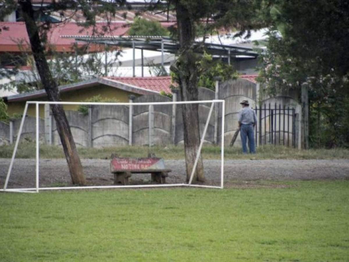Esta es la cancha de la escuela de fútbol Pedregoso, en Pérez Zeledón, Costa Rica donde Keylor Navas comenzó su carrera a la edad de ocho años.