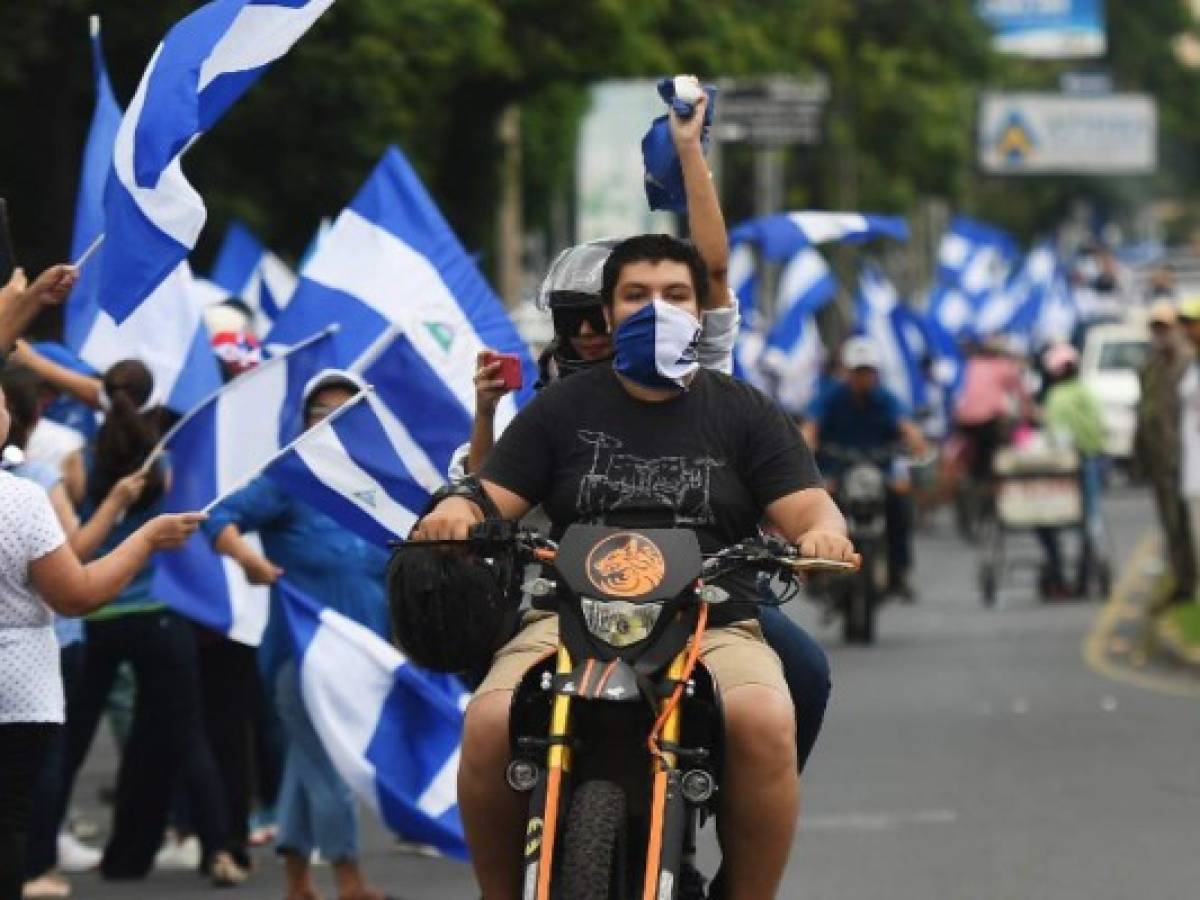 Cadena humana pidió salida de Ortega mientras sigue tensión en Nicaragua