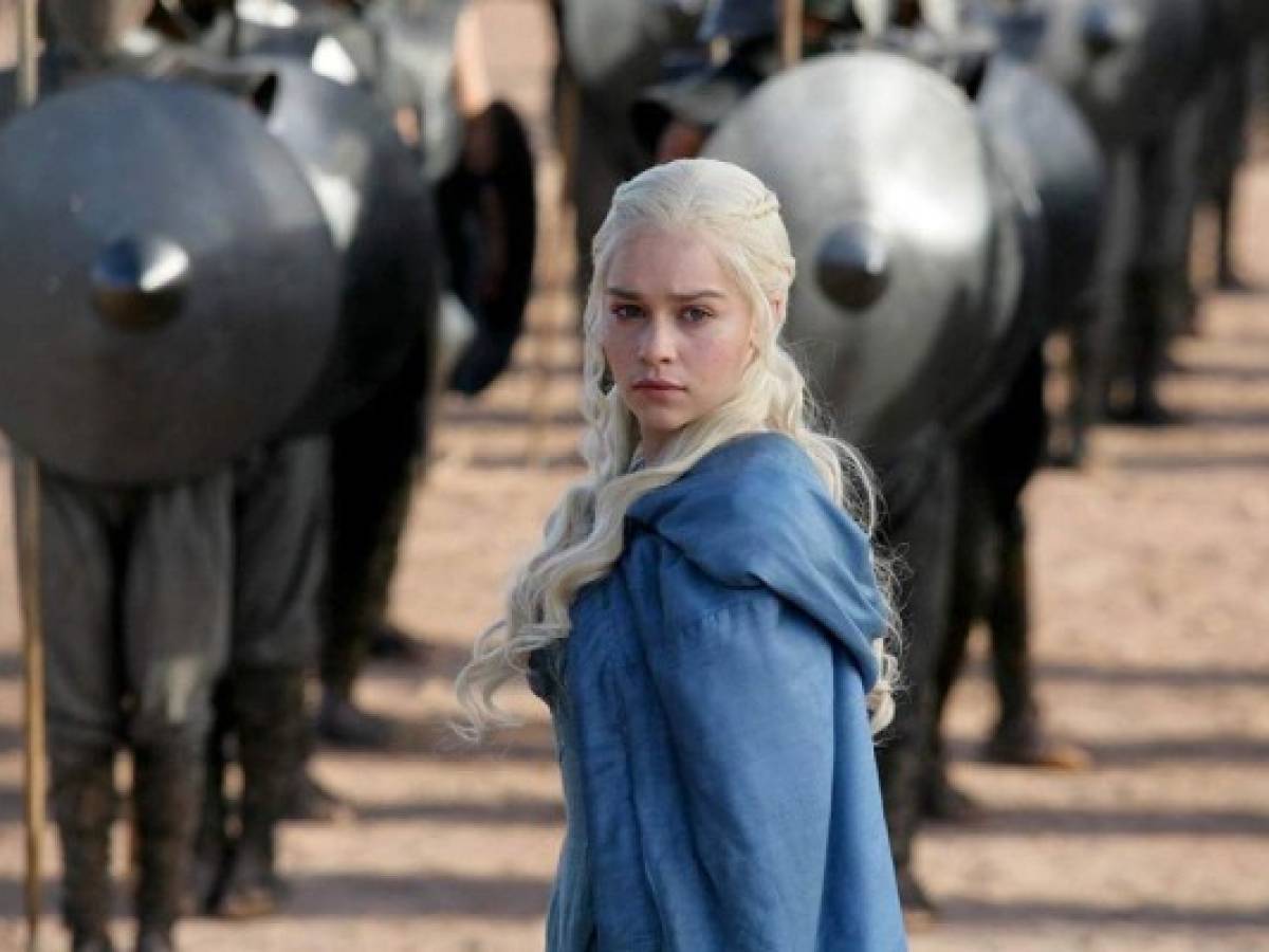 Daenerys Targaryen, la Madre de los Dragones, al frente del ejército de Los Inmaculados. Tomada de applauss.com