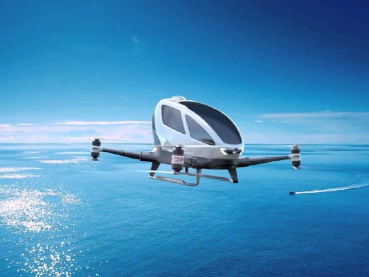 Dubái prueba un taxi-dron chino